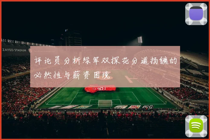 评论员分析绿军双探花分道扬镳的必然性与薪资困境